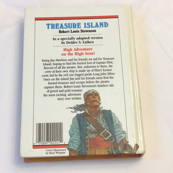 COPY - 🎉2/15.00🎉Treasure Island (Great Illustrated Classics) hardcover 1989 rar… - Picture 2 of 8